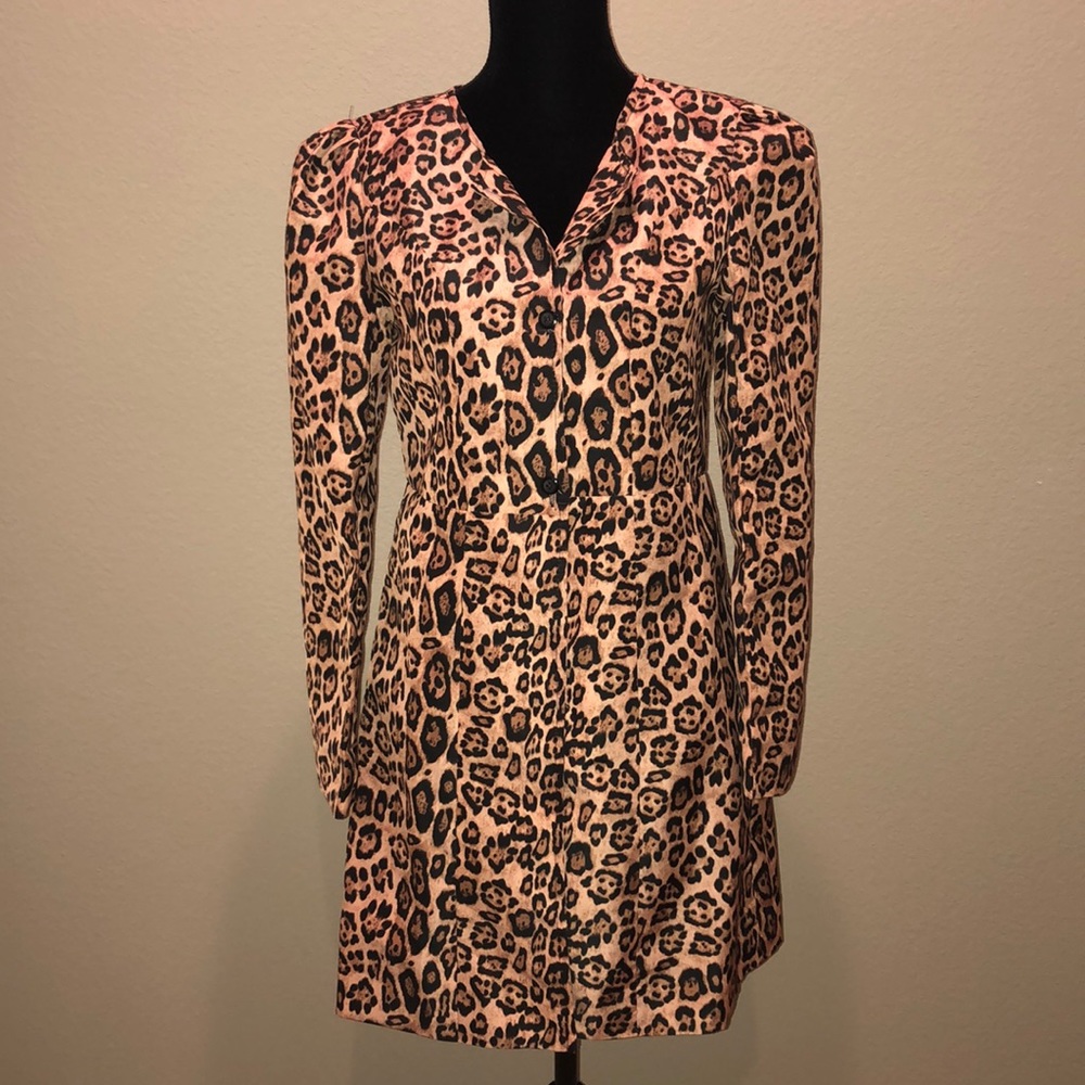 Leopard Print Coat